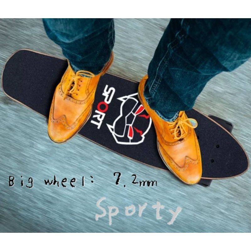 พร้อมส่งจากไทย เพนนี่บอร์ด​ ครุยเซอร์27 นิ้ว (68cm) mini cruise สเก็ตบอร์ด​ ล้อขนาดใหญ่​72mm แข็งแรง Woody cruiser