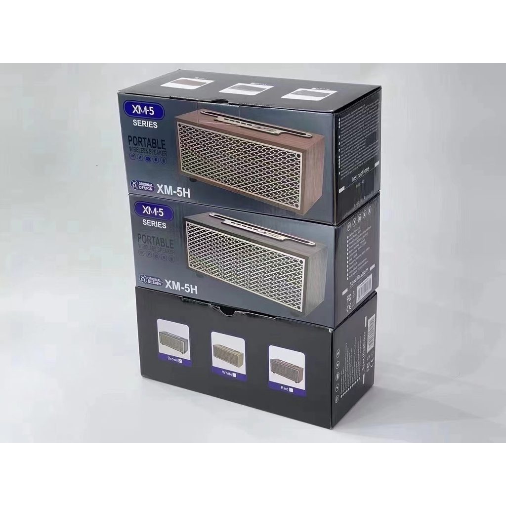 XM-5H ลำโพงบลูทูธ ทรงกระทัดรัด ดีไซน์หรูหรา Wireless speaker 5W