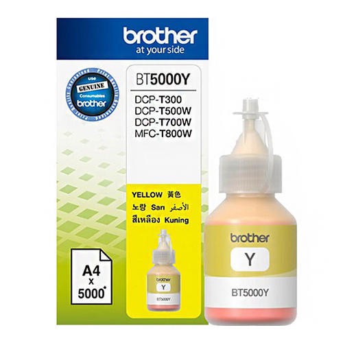 BROTHER BT-5000 Y For Brother : DCP-T300 / DCP-T500W / DCP-T510W / DCP-T700W / DCP-T710W / MFC-T800W