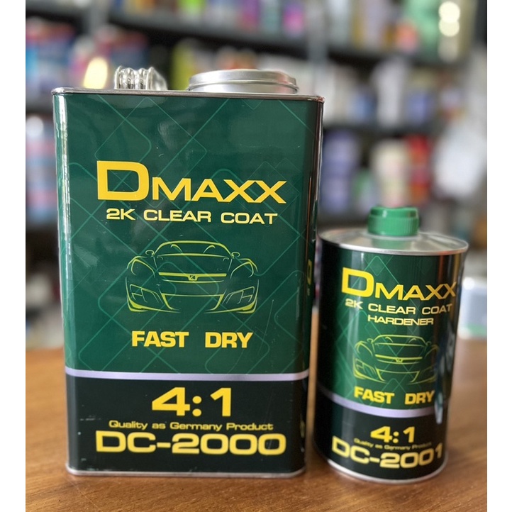 แลคเกอร์แพลน เคลียร์ 2K 4:1 D MAXX (DC-2000) เนื้อ 3.785 + ฮาร์ท 0.946 ลิตร