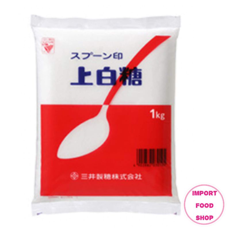 Mitsui Jouhakuto White Soft Sugar น้ำตาลทรายขาว ละเอียด น้ำตาลทรายญี่ปุ่น ขนาด 1 KG. นำเข้าจากญี่ปุ่