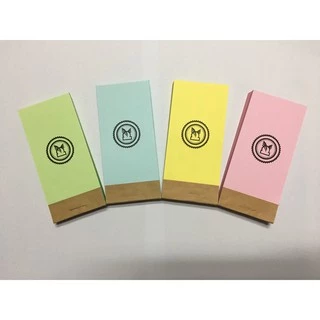[แพค10 เล่ม] บัตรรถเล็ก คิวรถ เบอร์ทอง บัตรจอดรถ บัตรรถ