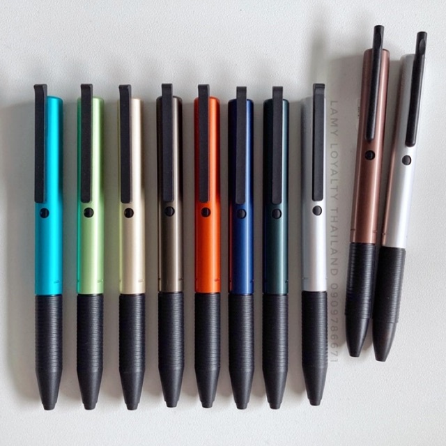 **พร้อมส่ง** Lamy Tipo AL Rollerball (หมึกเจล) เนื้ออลูมิเนียม moss