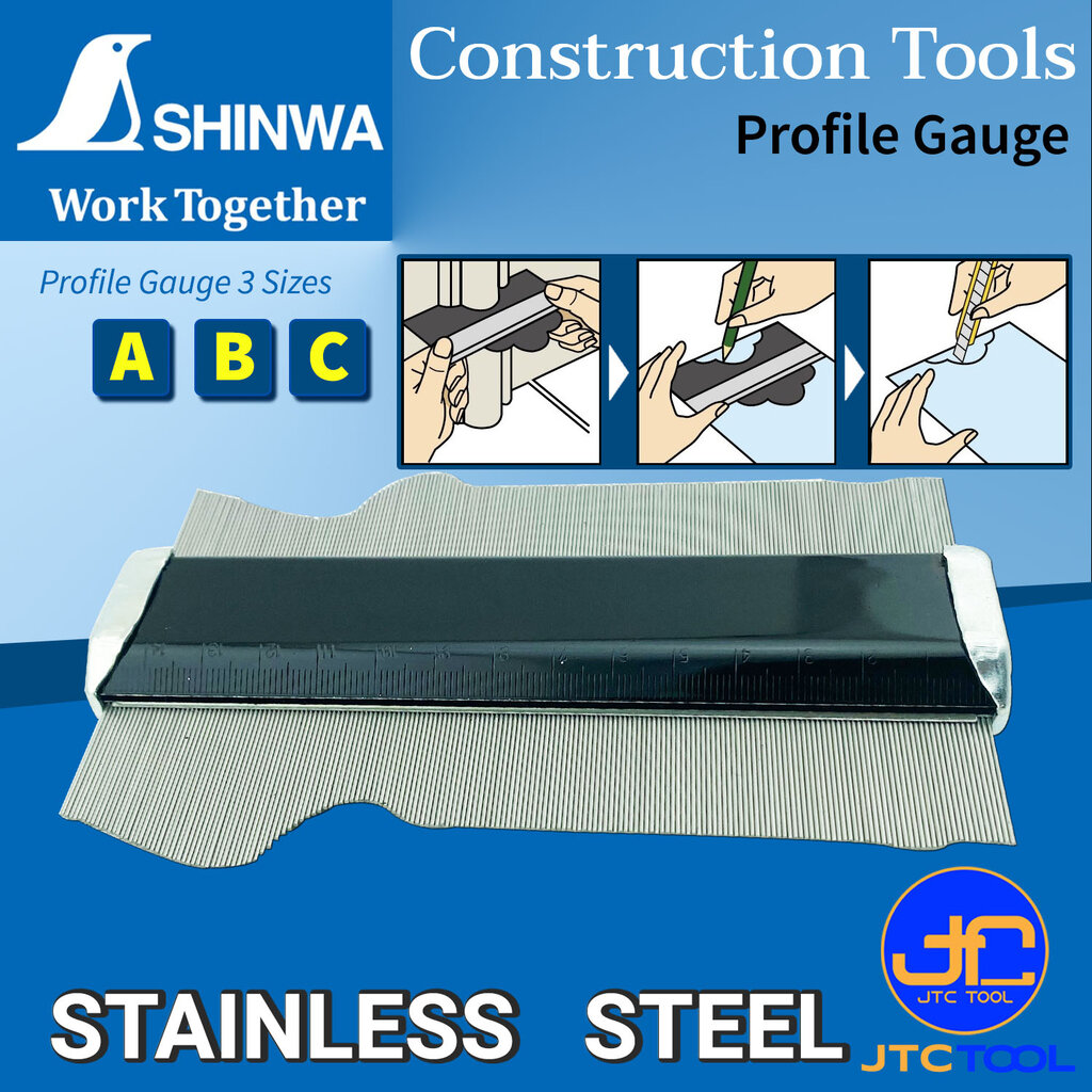 Shinwa เกจคัดลอกรูปทรง - Profile Gauge