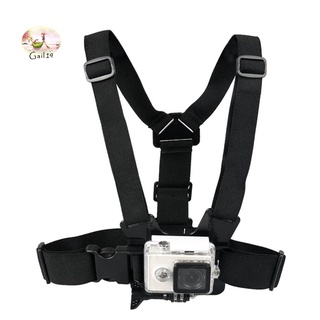 สายคาดอกพร้อมอุปกรณ์ GoPro Chest Strap Belt Body Tripod Harness Mount for GoPro Hero 11/10/9/8/7/6/5/4/3 SJCam YI Camera