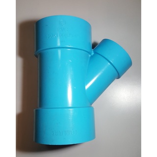SCG สามทางวาย 45 องศา พีวีซี ตราช้าง  PVC  Y  6" x 4"
