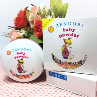 Zendori Baby Powder แป้งเด็กอัดแข็ง เซนโดริ เบบี้ แป้งเซนโดริ เบบี้ พาวเดอร์