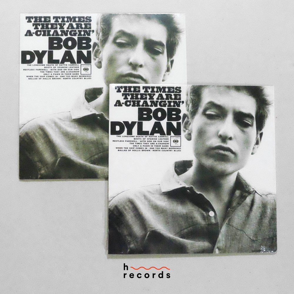 (ส่งฟรี) แผ่นเสียง Bob Dylan - The Times They Are A-Changin' (Limited Black Vinyl + Collectors Magaz