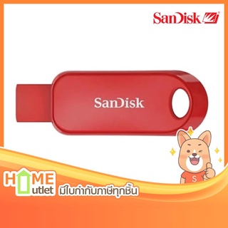 SANDISK CRUZER SNAP SDCZ62/32GB RED รุ่น SDCZ62-032G-G35R (19322)