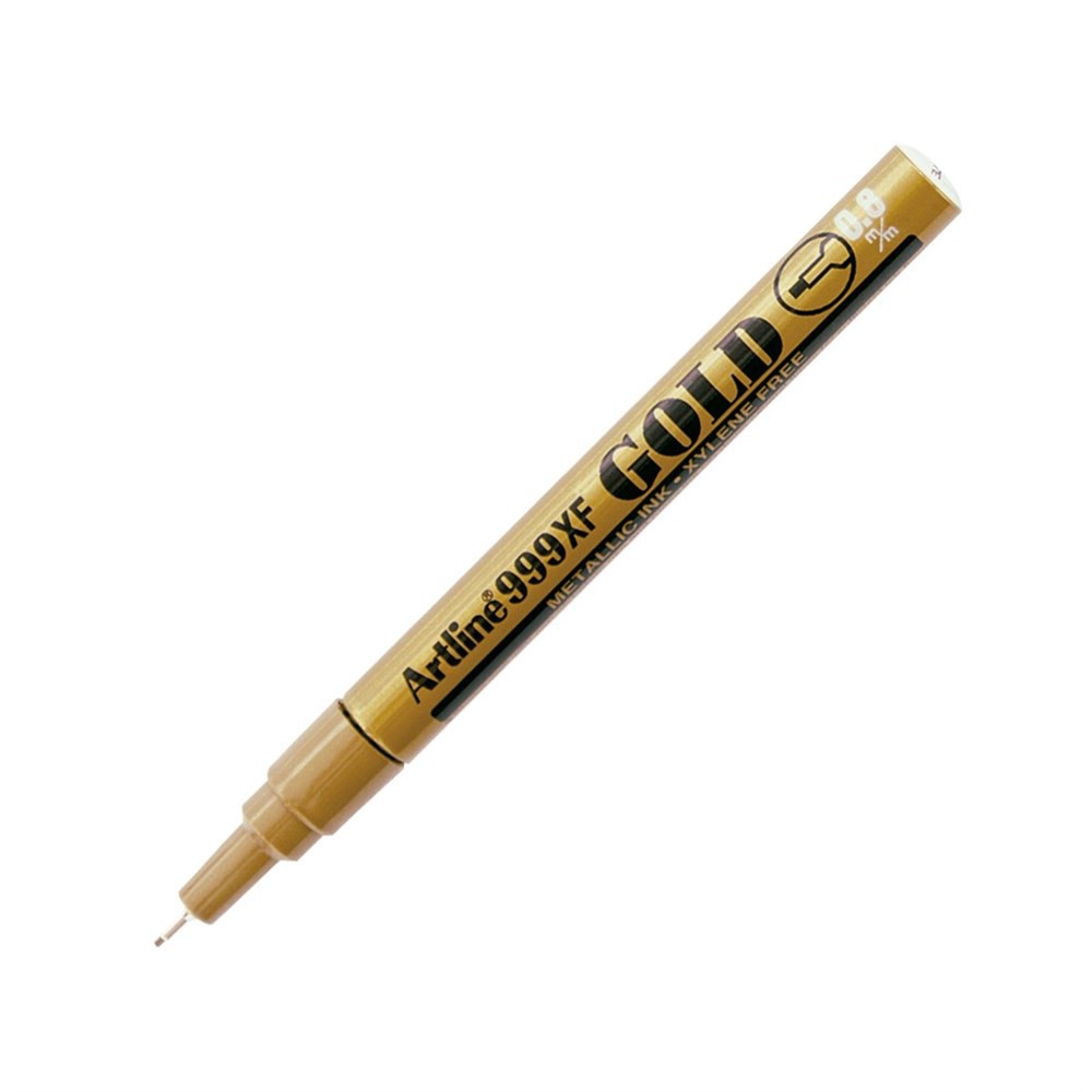 ปากกาเพนท์  Paint Marker ยี่ห้อ Artline Gold/White  หัวเล็ก/หัวกลม 1 ด้าม