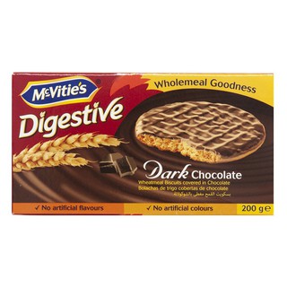 McVities แมคไวตี้ส์ บิสกิตเคลือบดาร์กช็อกโกแลต 200ก. แพ็ค2******