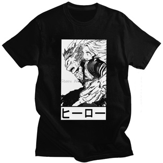 [S-5XL]เสื้อยืดผ้าฝ้าย คอกลม พิมพ์ลายการ์ตูนอนิเมะ Full Cowl D Deku Boku No Hero Academia สําหรับผู้ชาย