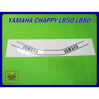 YAMAHA CHAPPY LB50 LB80 BODY STICKER "BLACK" // สติ๊กเกอร์ชิปปี้ "สีดำ" สินค้าคุณภาพดี