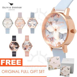 Olivia Burton Midi 3 D Bee &amp; Bejeweled สีโรสโกลด์สําหรับผู้หญิงนาฬิกา