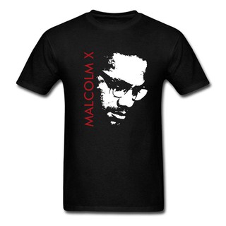 T-shirt  เสื้อยืด พิมพ์ลาย Malcolm X Black History Black Lives Matter Black Panthers Euros สําหรับผู้ชายS-5XL