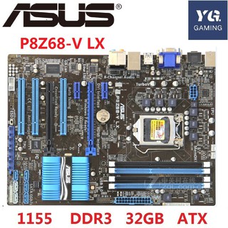 Asus P8Z68-V LX Desktop Motherboard Z68 Socket LGA 1155 i3 i5 i7 DDR3 32G ATX UEFI BIOS Original Used Mainboard On Sale