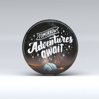 เข็มกลัด Vintage Adventure Camping Outdoor 201947