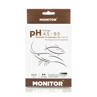 ชุดทดสอบความเป็นกรด-ด่าง โมนิเตอร์เทสคิท MONITOR pH 4.5-9.5 TEST KIT (400 Tests)