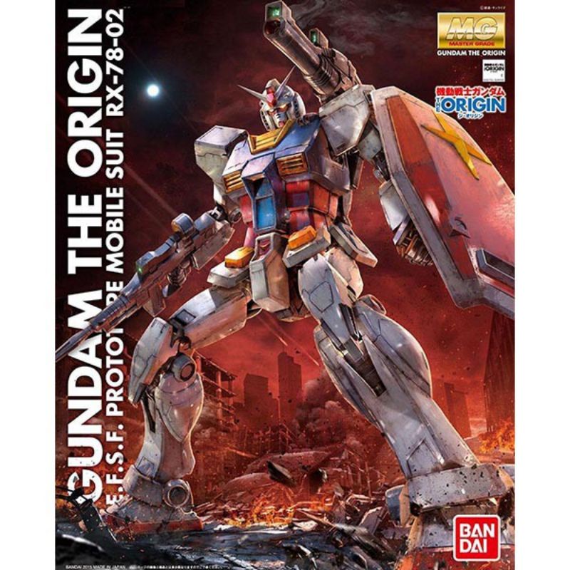 Bandai MG RX78-2 GUNDAM THE ORIGIN