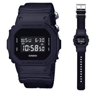 นาฬิกาคาสิโอ CASIO G-SHOCK Linited Black out Basic Nilon  รุ่น DW-5600BBN-1A