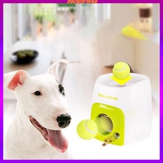 Pet Dog Interactive Toys Automatic Tennis Ball Launcher for Indoor Outdoor