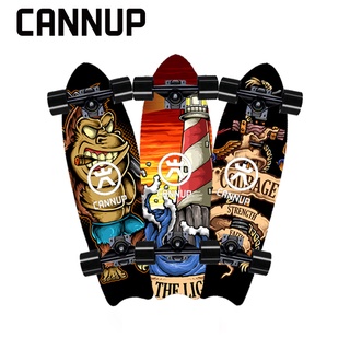 CANNUP Skateboard สเก็ตบอร์ด เด็ก โต 12 ปี ขึ้นไป บอร์ด สเก็ต เซิฟสเก็ตบอร์ด การท่องเที่ยว สเก็ตบอร์ดมืออาชีพ