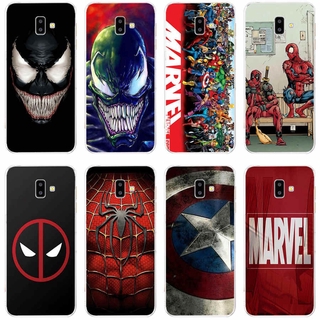 เคสโทรศัพท์ชนิดซิลิโคน TPU แบบนิ่มลาย Marvel Avengers สําหรับ Samsung Galaxy Grand Prime a3 2017 j6 2018 plus j5 2017 J8 2018