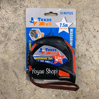 Yoyae ตลับเมตร Texas Bull ยาว7.5เมตร.