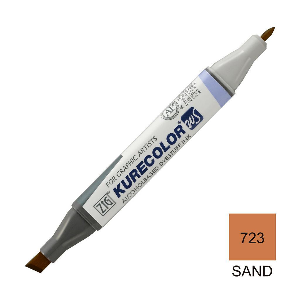 Kuretake ZIG Kurecolor Twin WS - 723 Sand - Art Marker Design Marker - KC-3000N/723