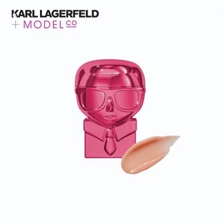 Karl Lagerfeld + Model co - LIPBALM PINK/SILVER CASE ลิปบาล์ม 6 g. (Lot17/10/25