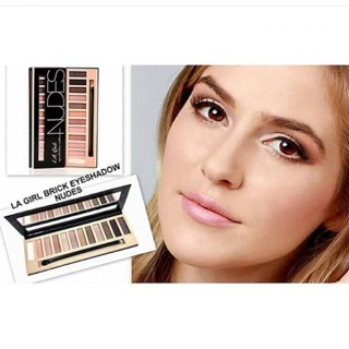 LA Girl Brick Eyeshadow Set อายแชโดว์พาเลตต์ สี Nudes