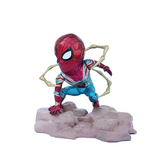 ใหม่ ตุ๊กตาฟิกเกอร์ Iron Spider-Man แฮนด์เมด สําหรับตกแต่งภายในรถยนต์