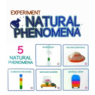 T.P.TOYS EXPERIMENT NATURAL PHENOMENA วิทยาศาสตร์แสนสนุก STEM ทดลองปรากฏการทางธรรมชาติ 5 แบบ