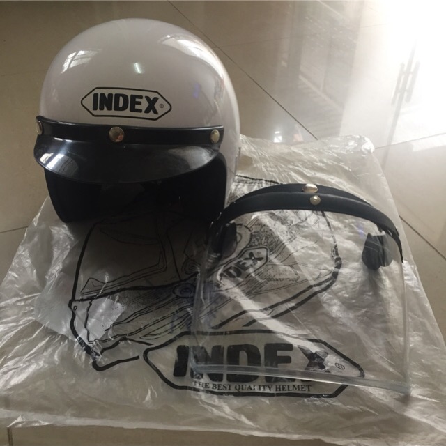 หมวกกันน็อคเปิดหน้า-เต็มใบ INDEX รุ่น C200 พร้อม Glasses Shield ปกติราคา 850฿ พิเศษเพียง 469฿ เท่านั้น!!