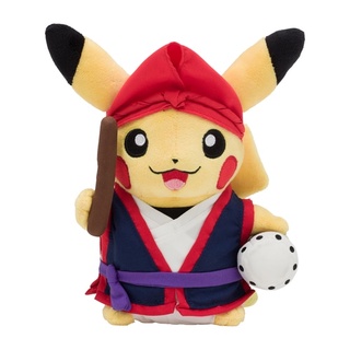 [ส่งตรงจากญี่ปุ่น] ตุ๊กตาโปเกม่อน Eisa Pikachu Pokemon Center Okinawa Japan