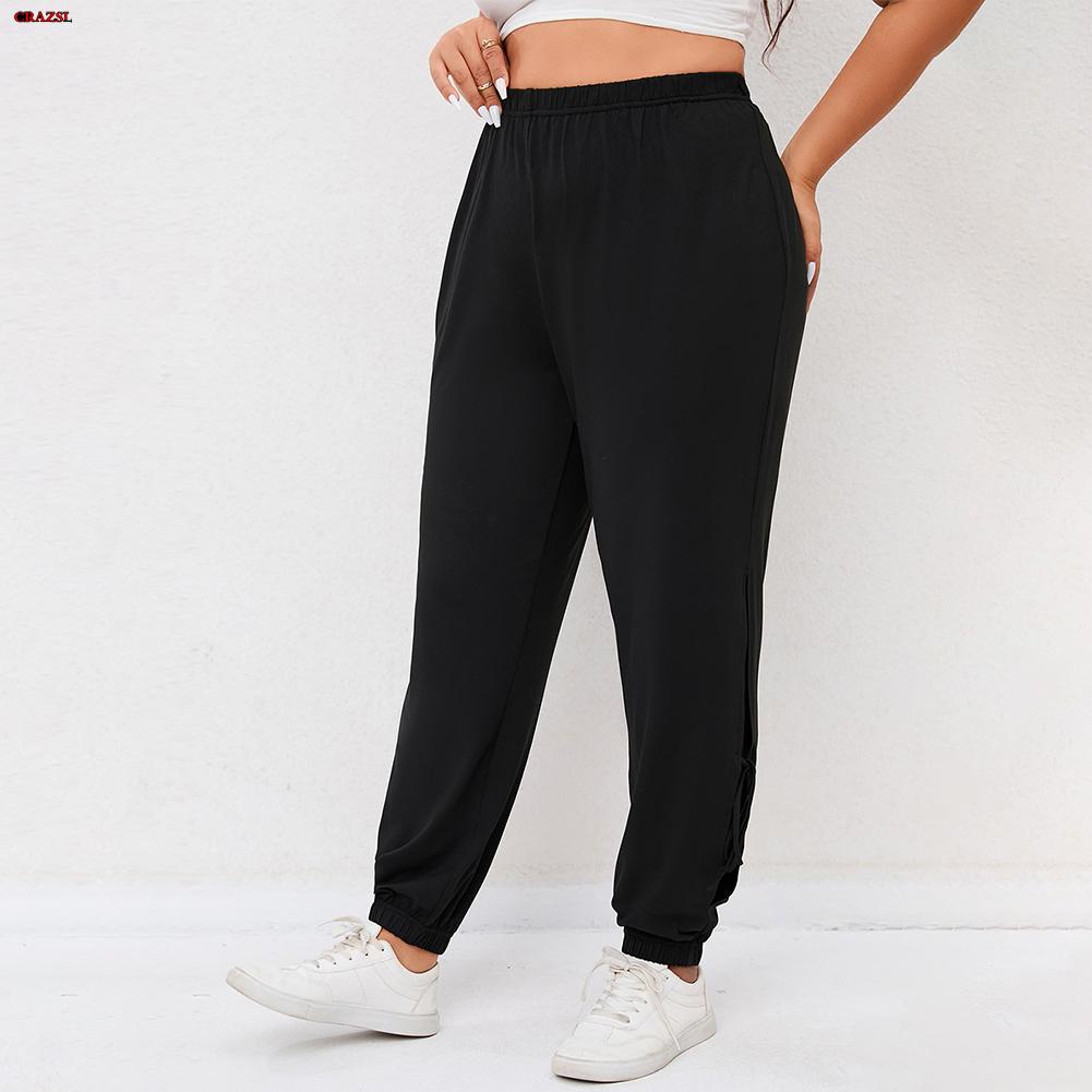 The Latest Black Polyester Casual Pants main image 0