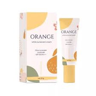 🍊🍊 กันแดดส้ม Orange White Sunblock Screen SPF50 PA+++ 🍊🍊
