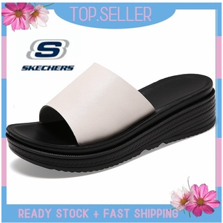 [พร้อมส่ง] *Skechers__go Walk Arch Fit รองเท้าแตะโลฟเฟอร์ ส้นแบน แบบสวม สําหรับผู้หญิง ผู้ชาย