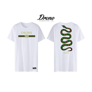 DRONE CLOTHING CO. SNAKE WHITE Men T-Shirt aTN0S-3XL