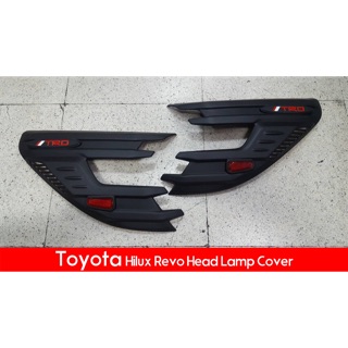 ครอบไฟหน้า Toyota Hilux Revo , Revo Rocco ปี 2015-2019 ลาย TRD งาน R