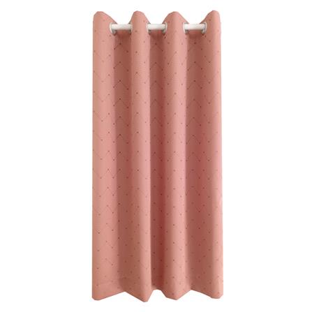 ม่านหน้าต่าง ม่านEYELET HOME LIVING STYLE ZOOMA 140X160 ซม. สีชมพู ผ้าม่าน