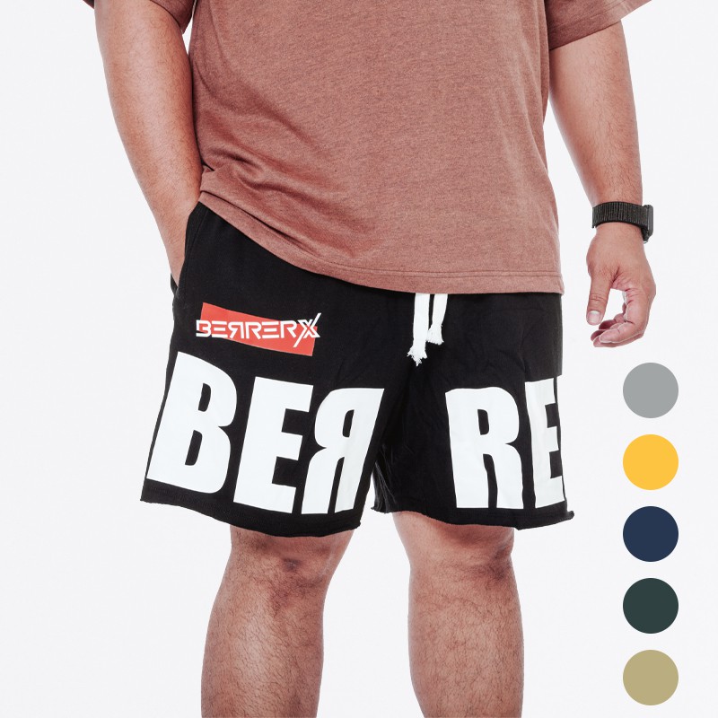 กางเกงขาสั้น French terry ไซซ์ใหญ่ [BERRER OFFICIAL STORE]