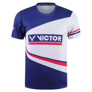 เสื้อกีฬาแขนสั้น ลายทีม Victor 2021