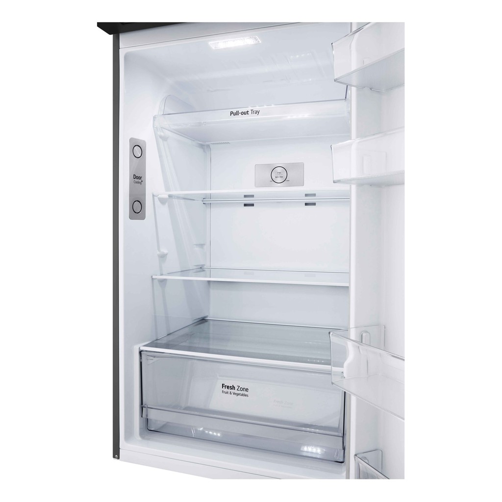 ตู้เย็น 2 ประตู LG ขนาด 13.2 คิว รุ่น GN-B372PLGB ทำความเย็นรวดเร็วและควบคุมอุณภูมิให้คงที่ ด้วยระบบ Door Cooling+ และ Linear Cooling