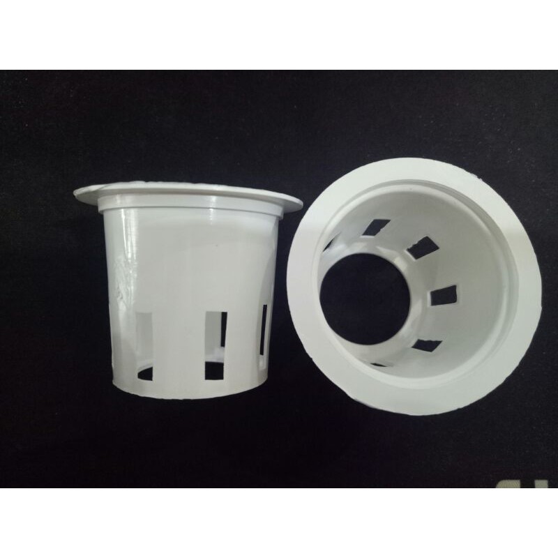 (แพค50ใบ-100ใบ)ถ้วยปลูกผักไฮโดรโปนิกส์ (สีขาวแบบใช้ซ้ำได้ พลาสติกอย่างดี) - รูปที่ 2