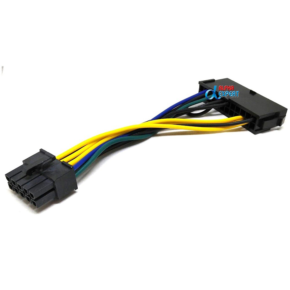 สายแปลง ATX 24-Pin Female to 10-Pin Male Adapter Power Supply Cable Cord for Lenovo 10PIN Motherboard ( 24Pin to 10Pin )