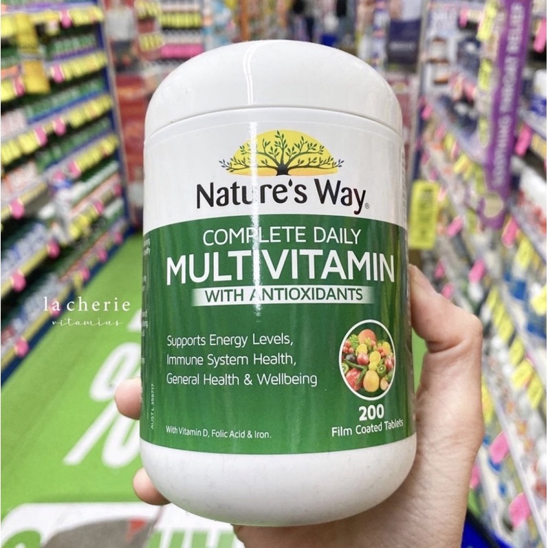 nature’s Way Complete Daily Multivitamin ขนาด 200 เม็ด | Shopee Thailand