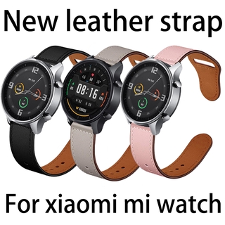 สายหนังสำหรับ xiaomi mi watch นาฬิกาสมาร์ท วงนาฬิกาสำหรับ xiaomi mi watch