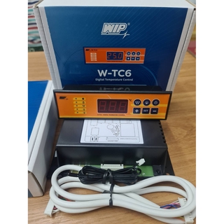 0000268 ชุด ควบคุมอุณหภูมิ  รุ่น W-TC6  ยี่ห้อ WIP คอนโทรลตู้เย็น ตู้แช่ ตู้ชิล Chiller เทอร์โมดิจิตอล (ใหม่ล่าสุด)