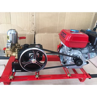 ปั๊มพ่นยา 3/4 นิ้ว เครื่องยนต์เบนซิน 6.5 แรงม้า Ram pump with Gasoline Engine 7 HP ยี่ห้อ XYLON รุ่น XYL-22C